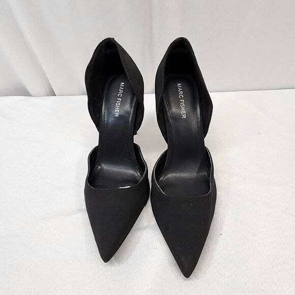 Marc Fisher Carline 3 Pump Women's 10 Black  Pointed Toe Pump Heels - Picture 5 of 8